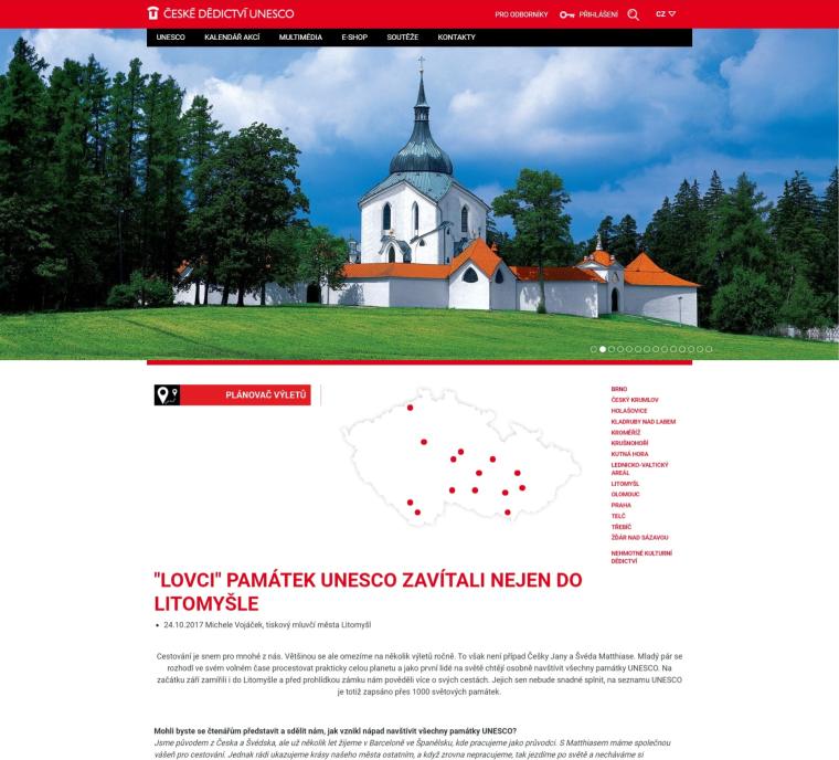 České Dědictví UNESCO Article about GuideVenturous
